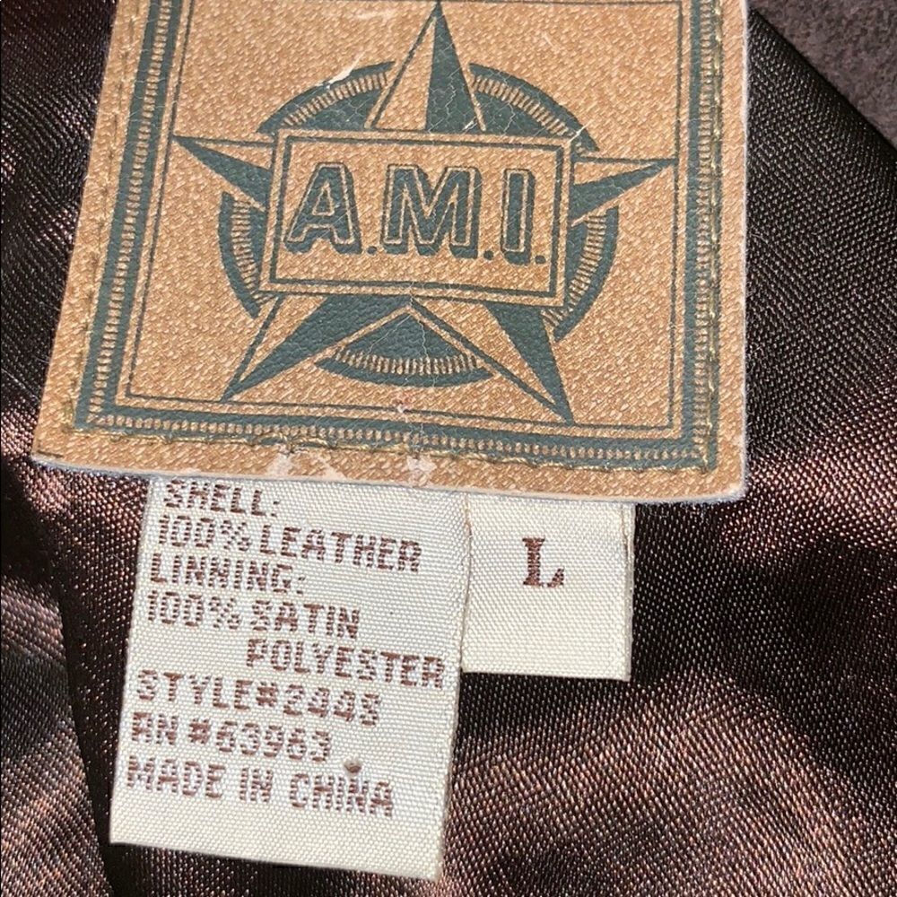 AMI brown suede top button up - Picture 2 of 7